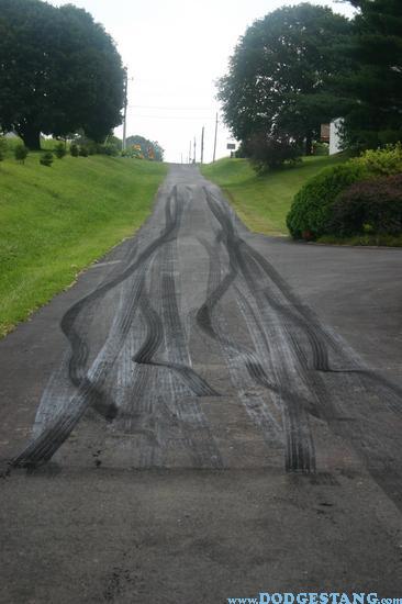 removing skid marks from fresh concrete? | Ford Muscle Cars Tech Forum